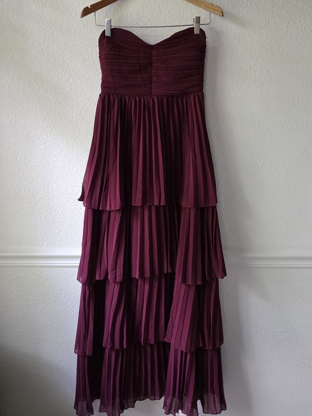 Strapless Tiered Maxi Dress